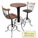 Conjunto Bistro Madeira e...
